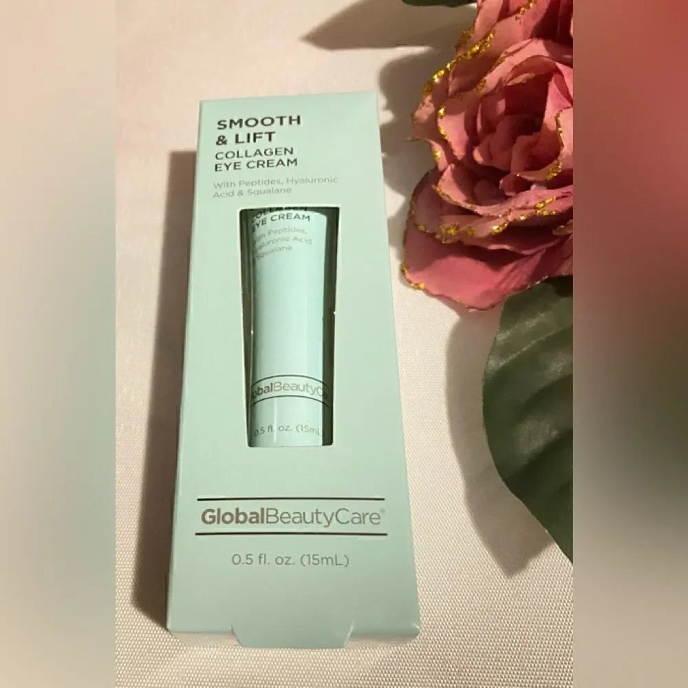 🛍️Global Beauty care Smooth & lift Collagen facial Serum & Eye Cream set of 2💥
